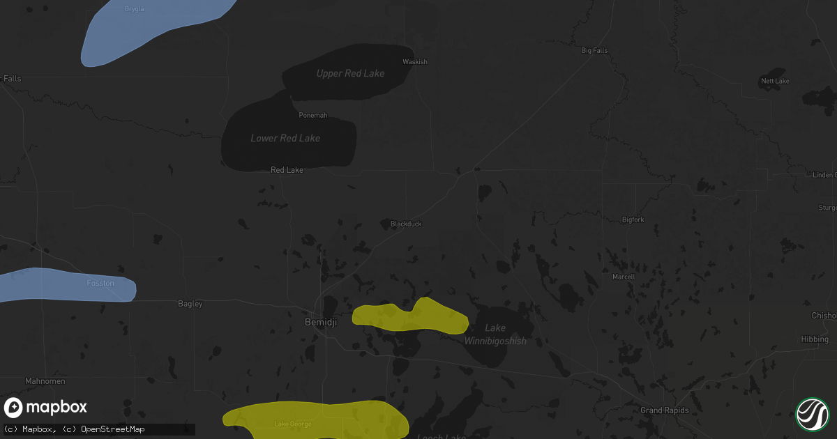 Hail map in Blackduck, MN on September 3, 2026