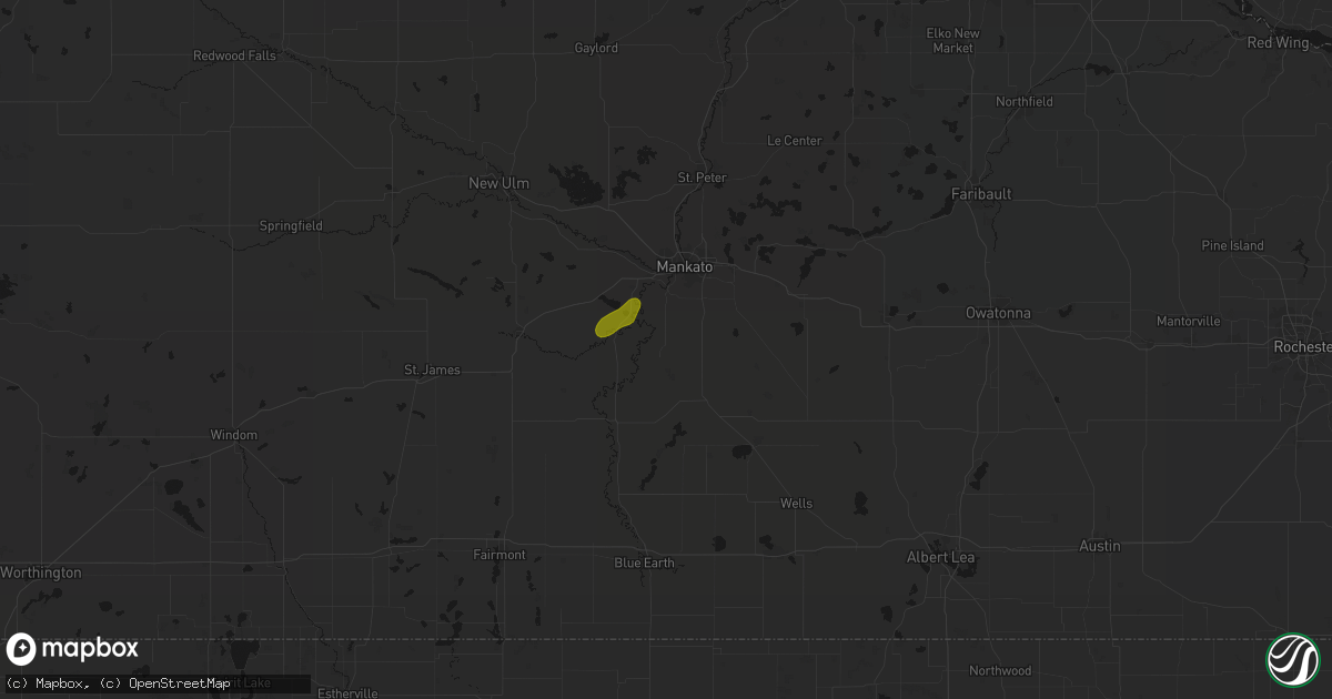 Hail map in Good Thunder, MN on September 3, 2026