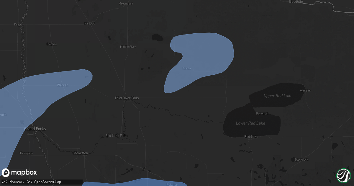 Hail map in Goodridge, MN on September 3, 2026