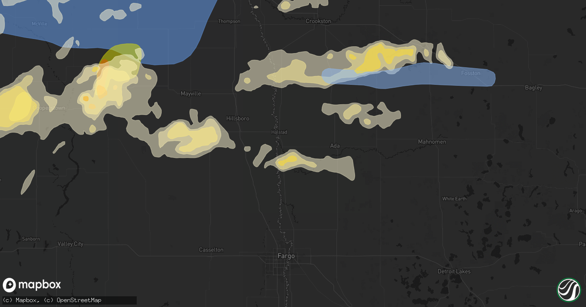 Hail map in Hendrum, MN on September 3, 2026