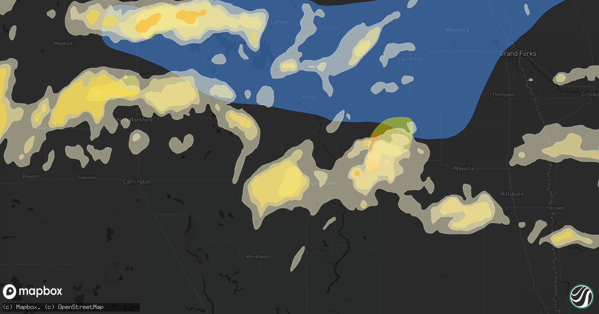 Hail map in Jessie, ND on September 3, 2026