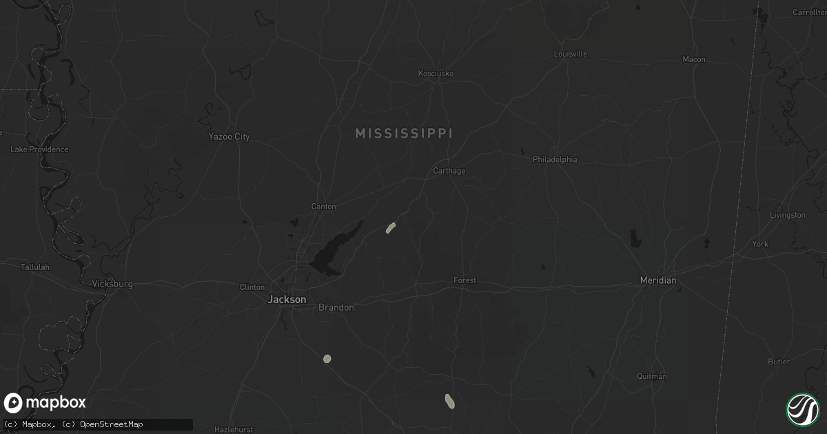 Hail map in Lena, MS on September 3, 2026