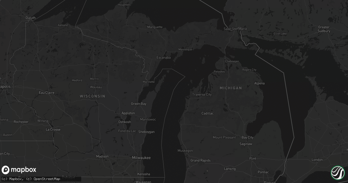 Hail map in Michigan on September 3, 2026
