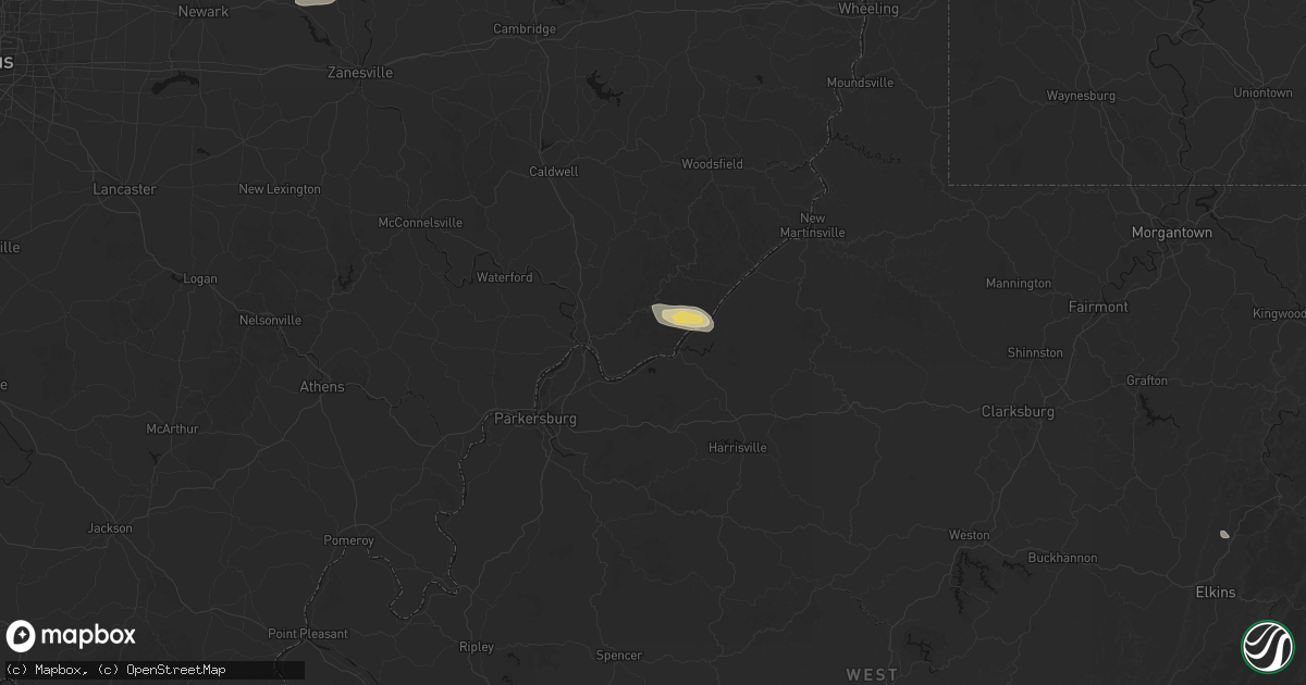 Hail map in Newport, OH on September 3, 2026