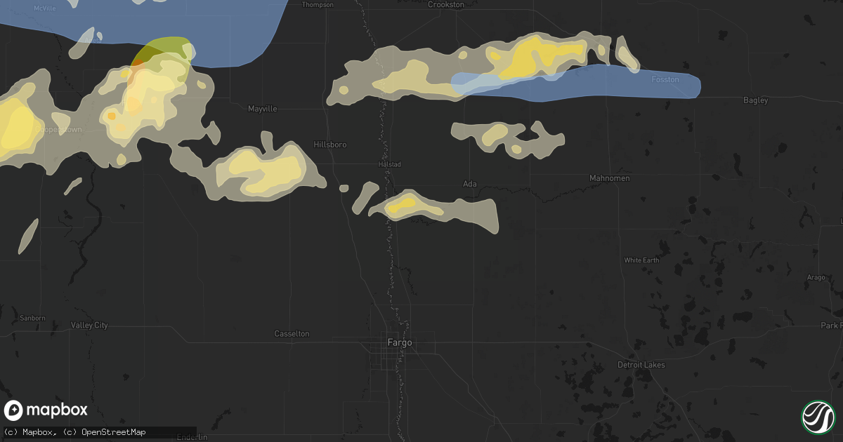 Hail map in Perley, MN on September 3, 2026