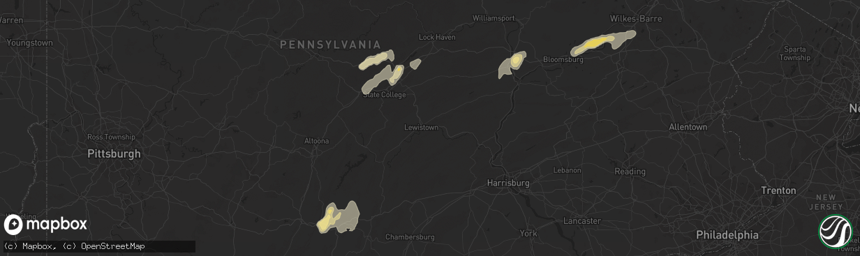 Hail map in Apalachin, NY on September 4, 2011