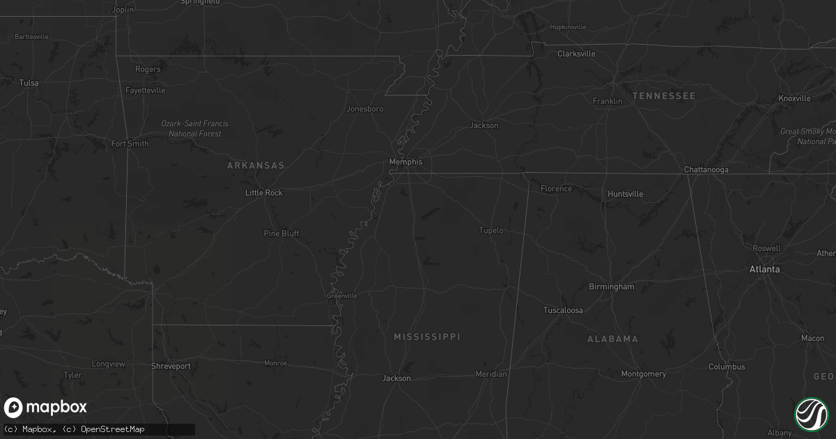 Hail map on September 4, 2011