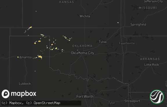 Hail map preview on 09-04-2012