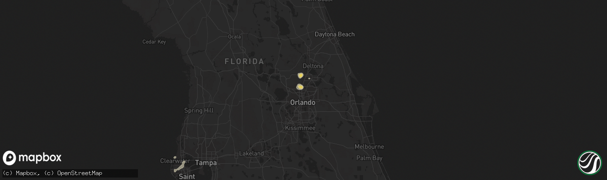 Hail map in Altamonte Springs, FL on September 4, 2013