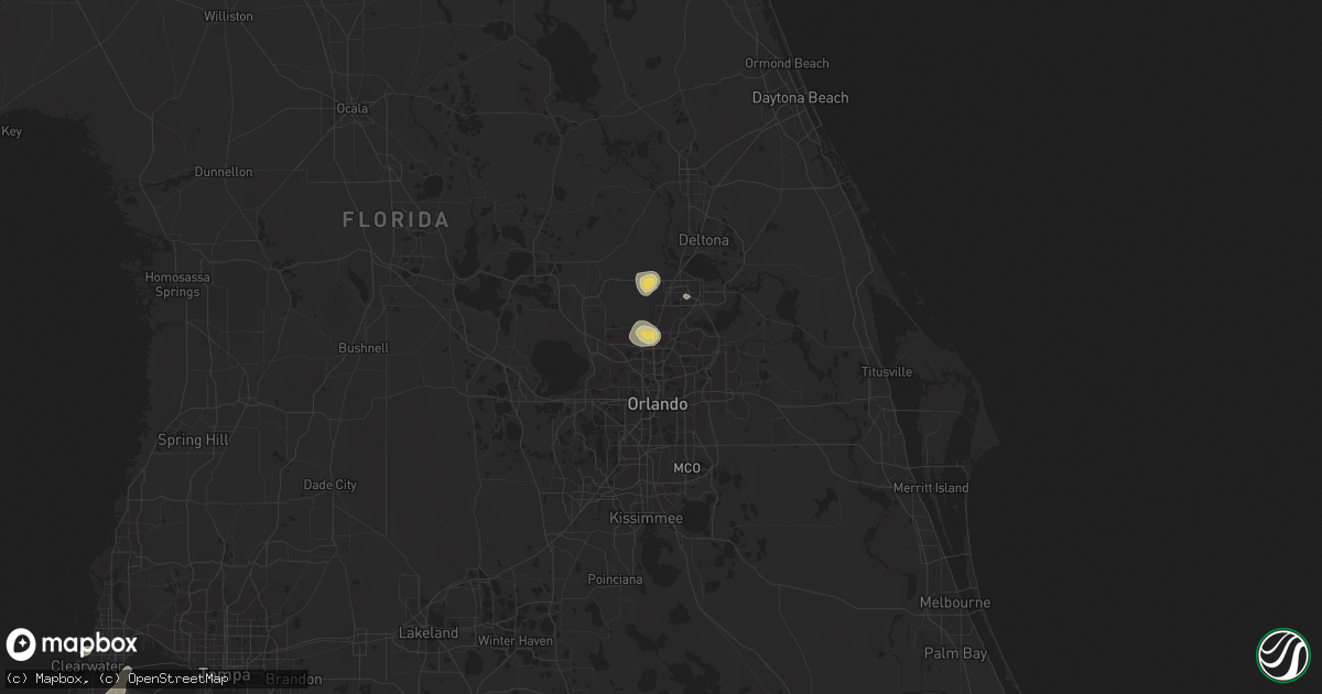 Hail map in Altamonte Springs, FL on September 4, 2013