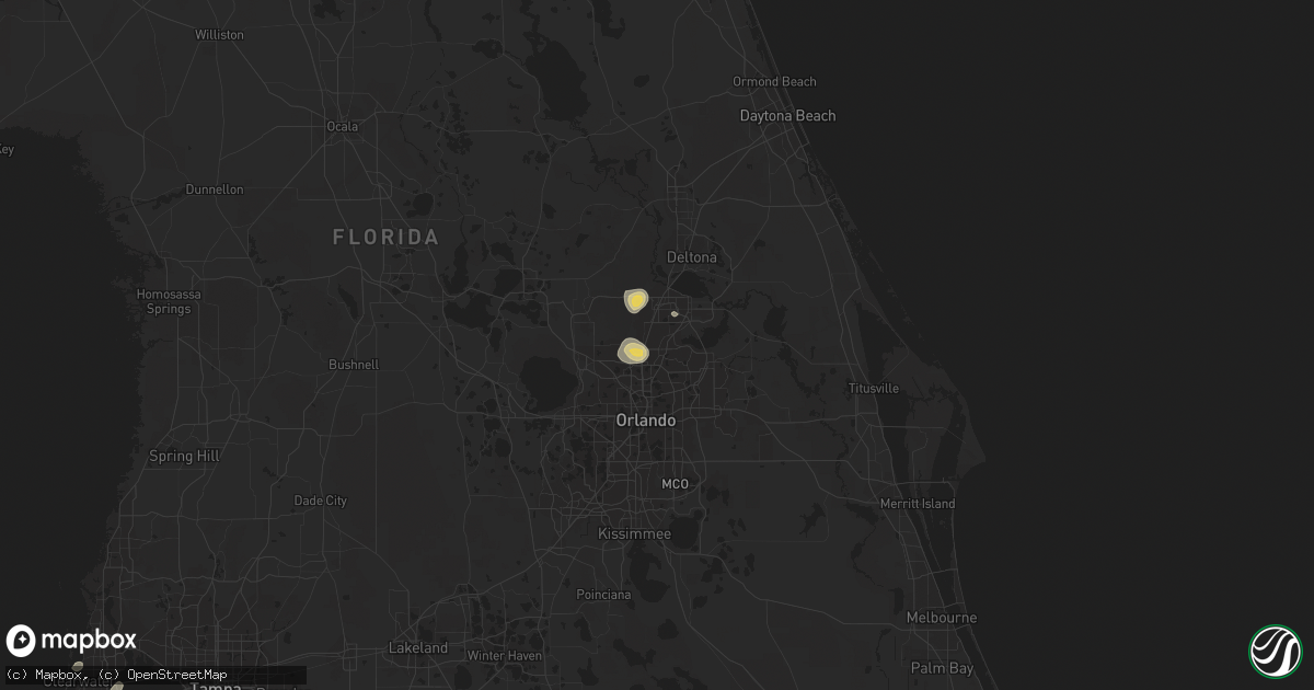 Hail map in Longwood, FL on September 4, 2013