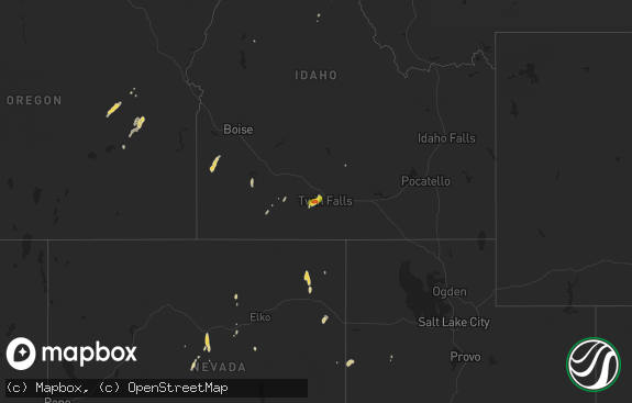 Hail map preview on 09-04-2013