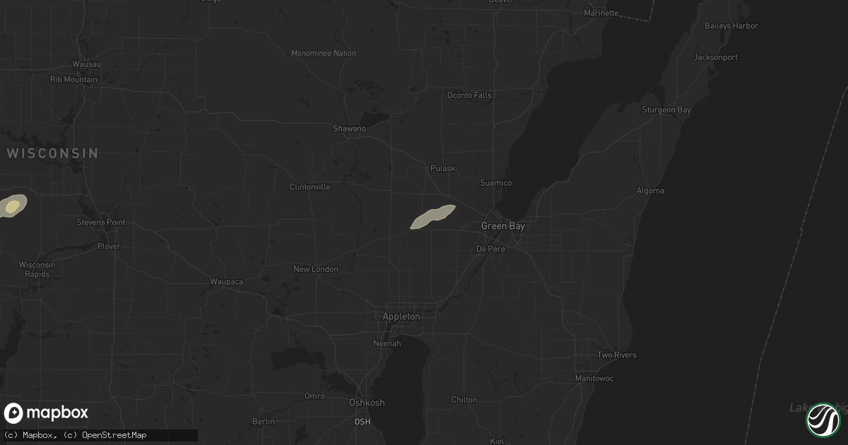 Hail map in Seymour, WI on September 4, 2018