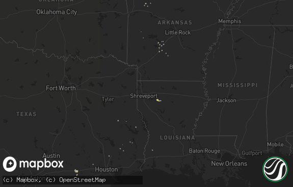 Hail map preview on 09-04-2020