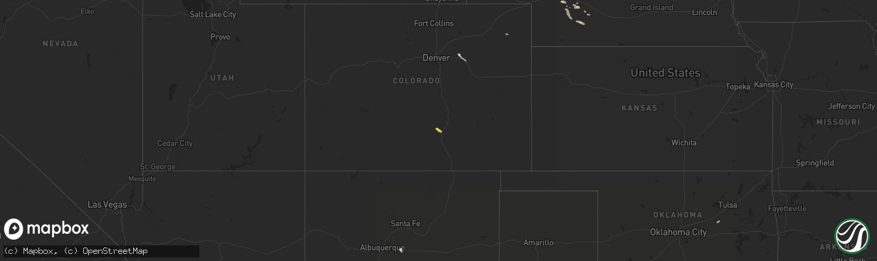 Hail map on September 4, 2021