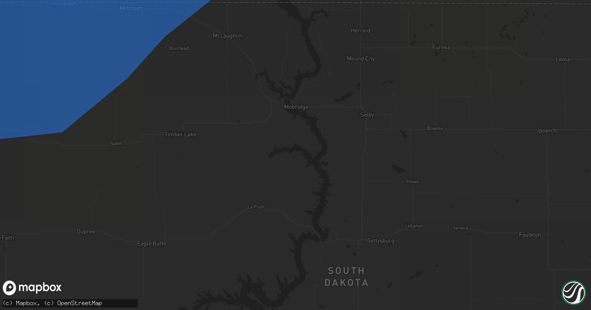 Hail map in Devils Lake, ND on September 4, 2023