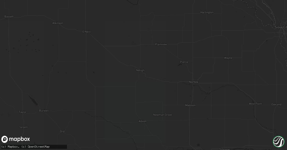 Hail map in Hardy, AR on September 4, 2023