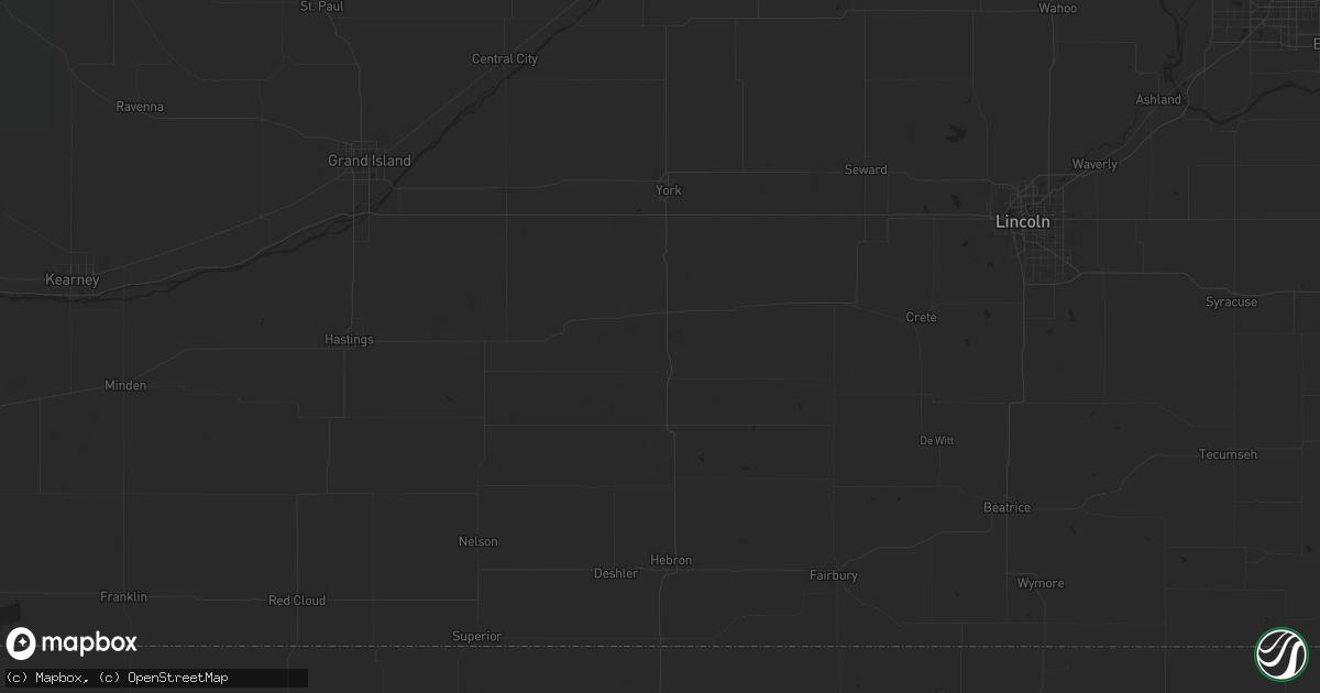 Hail map in Lemmon, SD on September 4, 2023