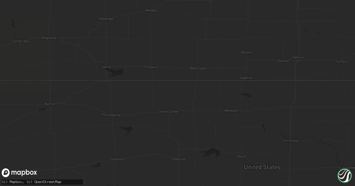 Hail map in Scranton, AR on September 4, 2023