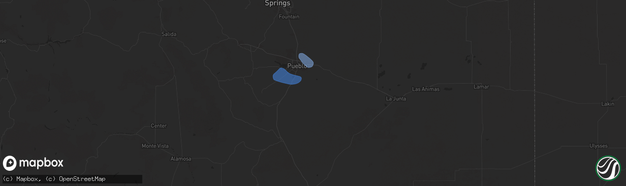 Hail map in Avondale, CO on September 4, 2024