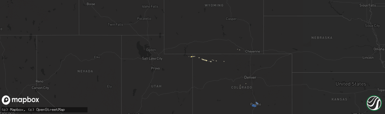 Hail map on September 4, 2024