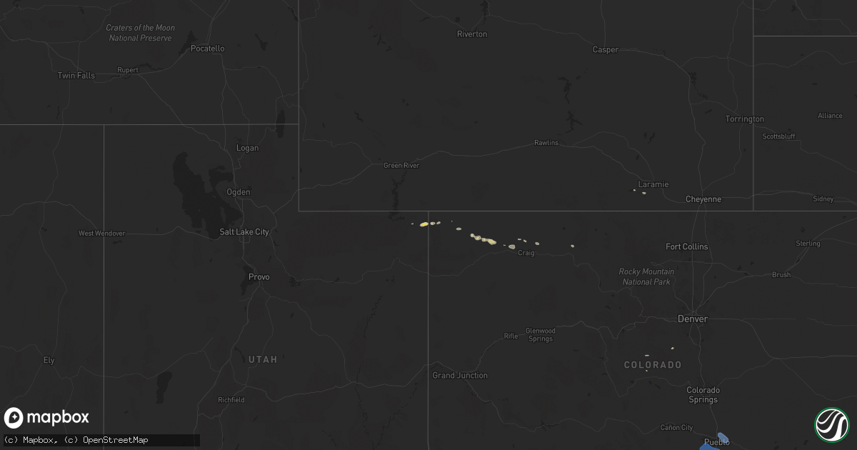 Hail map on September 4, 2024