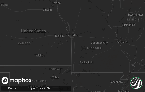 Hail map preview on 09-04-2025