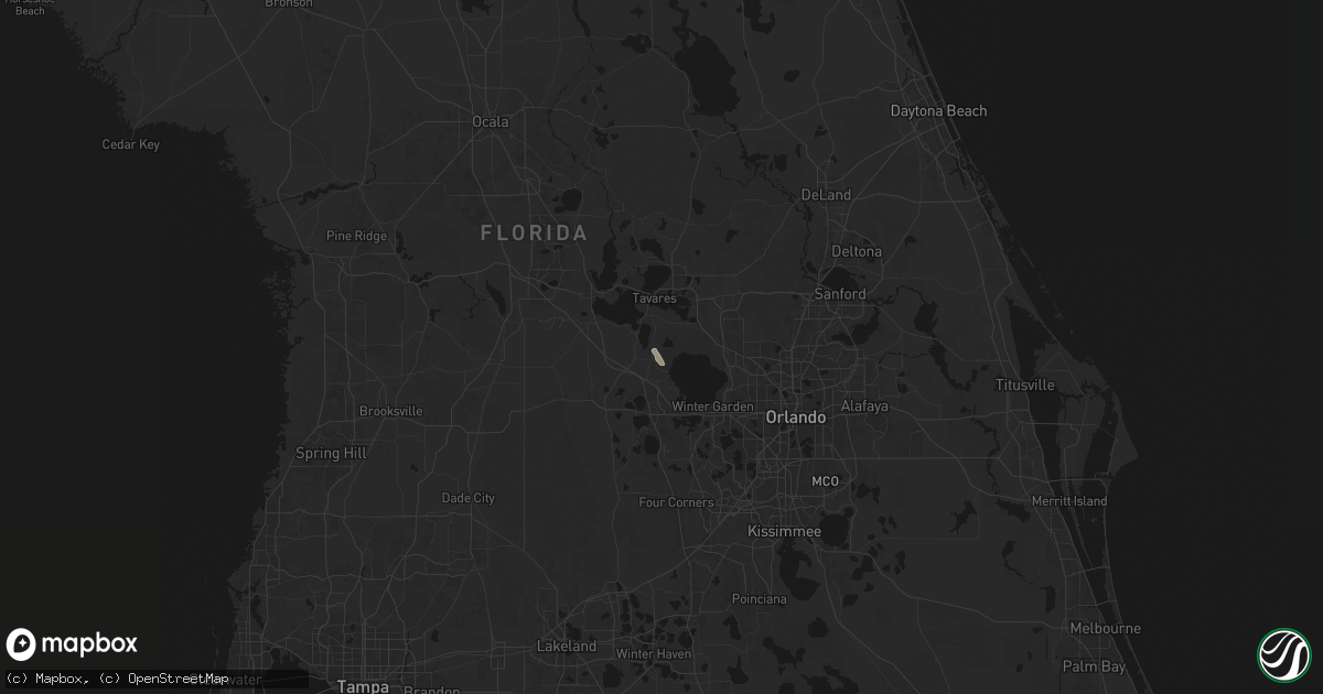 Hail map in Astatula, FL on September 4, 2026