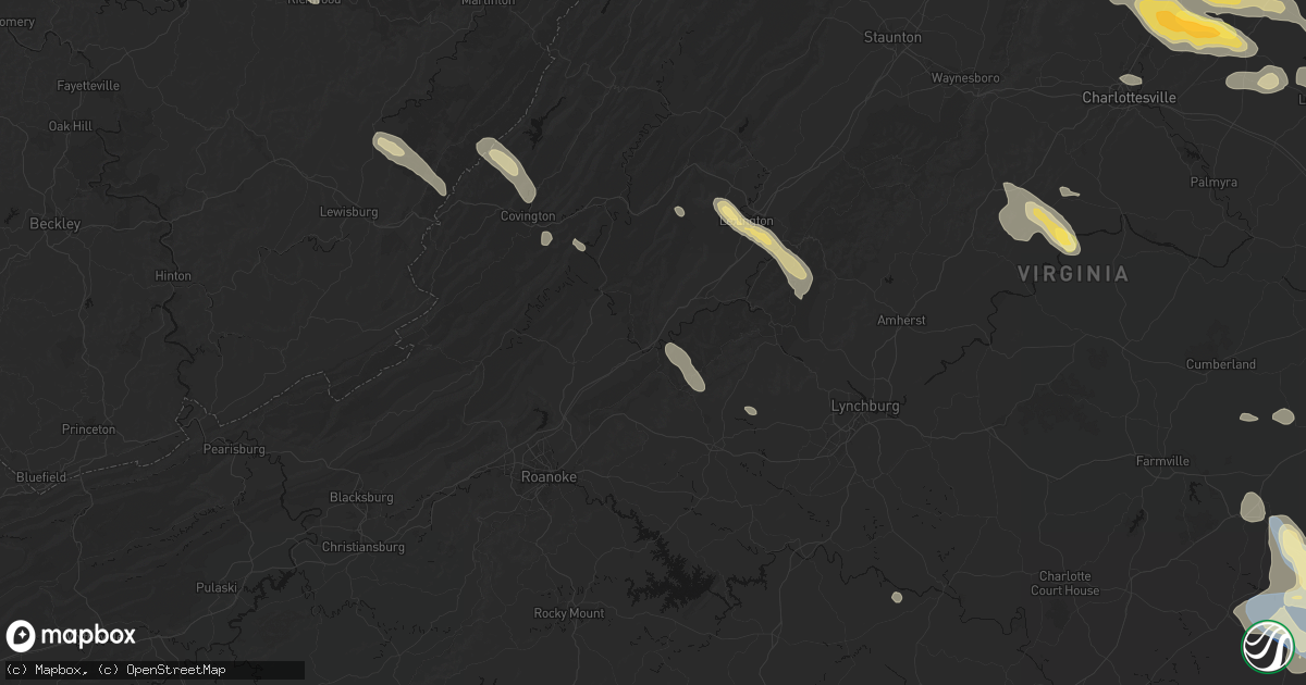 Hail map in Buchanan, VA on September 4, 2026