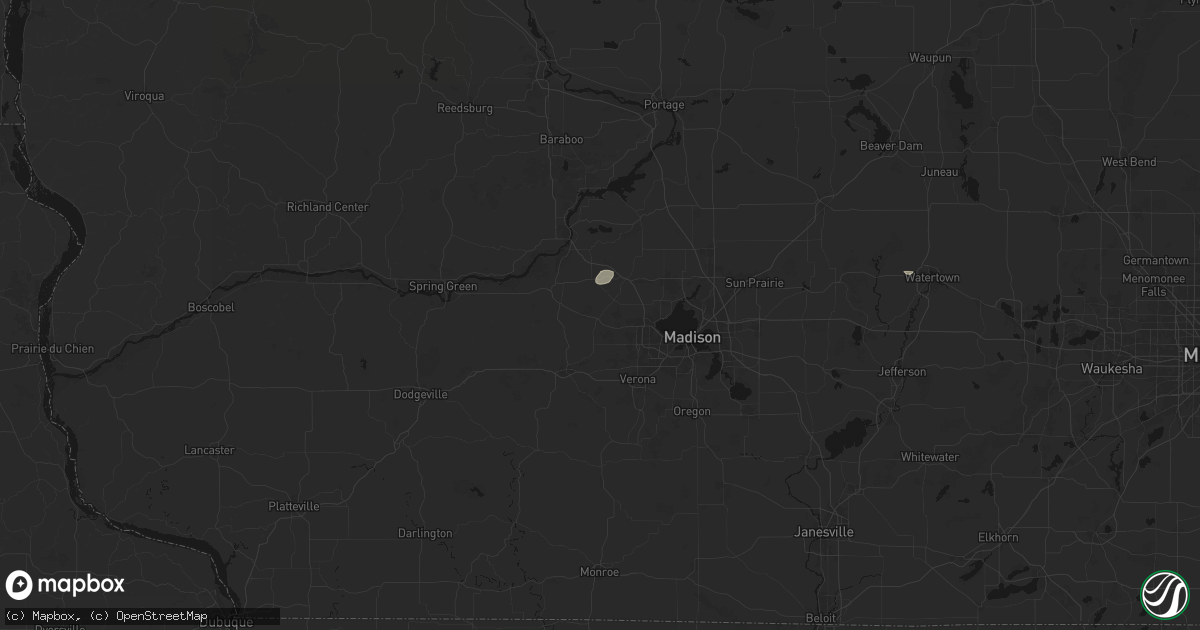 Hail map in Cross Plains, WI on September 4, 2026