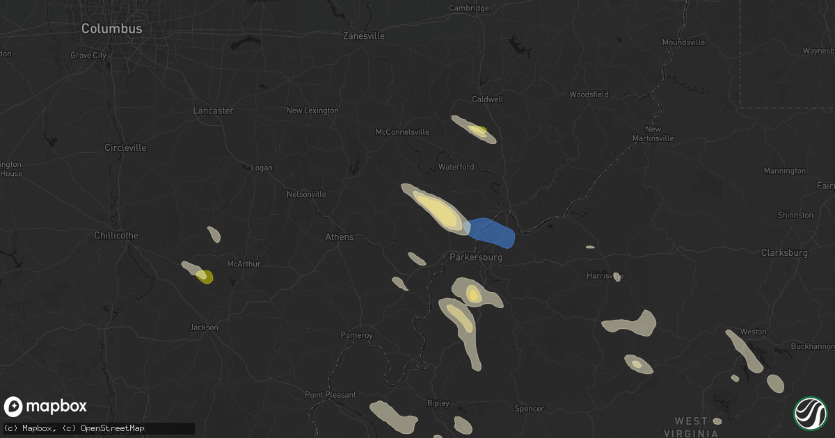 Hail map in Cutler, OH on September 4, 2026