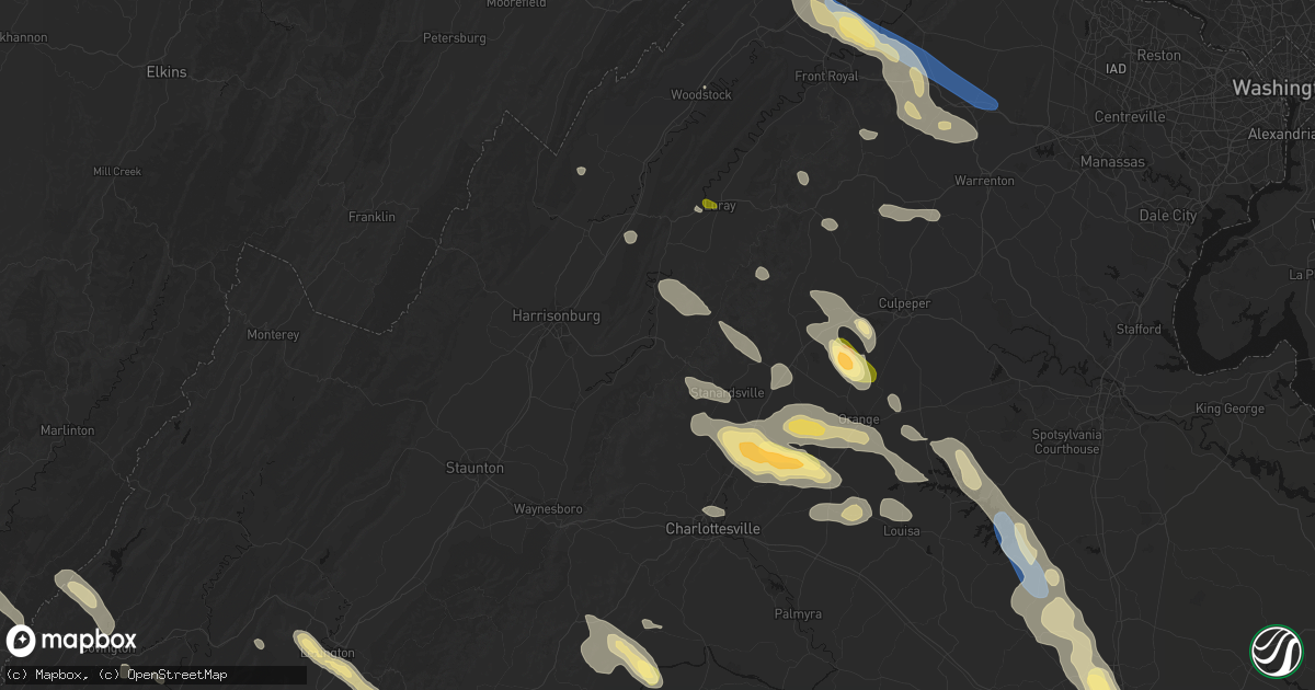 Hail map in Elkton, VA on September 4, 2026