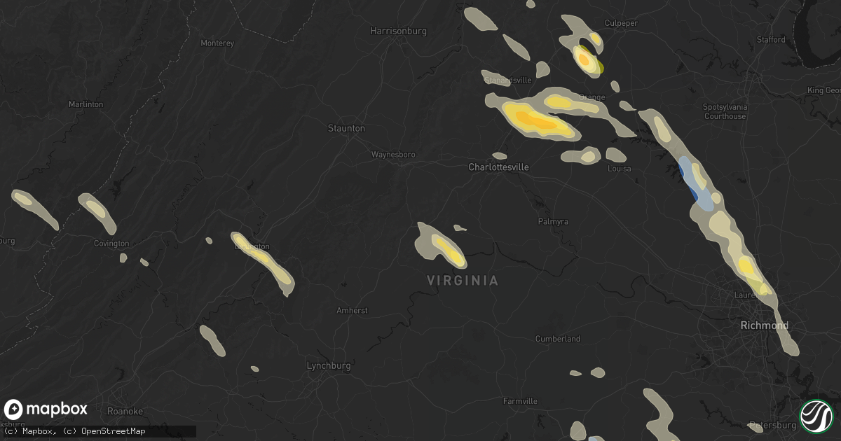 Hail map in Faber, VA on September 4, 2026