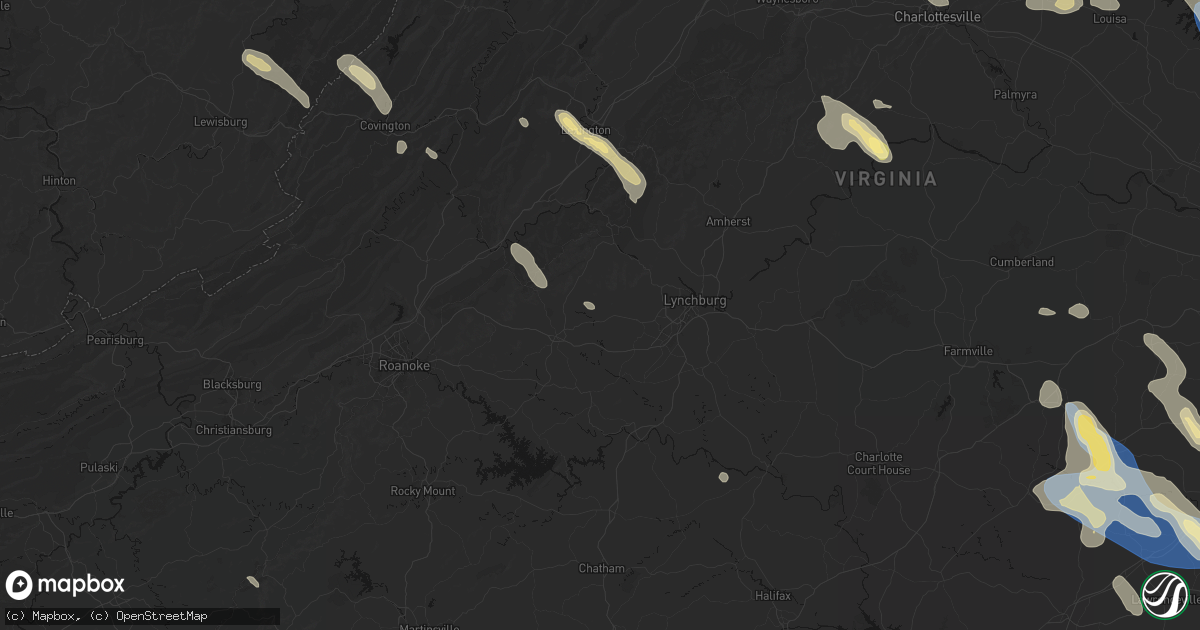 Hail map in Goode, VA on September 4, 2026