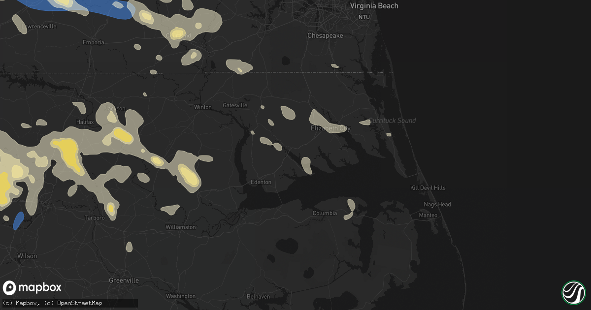 Hail map in Hertford, NC on September 4, 2026