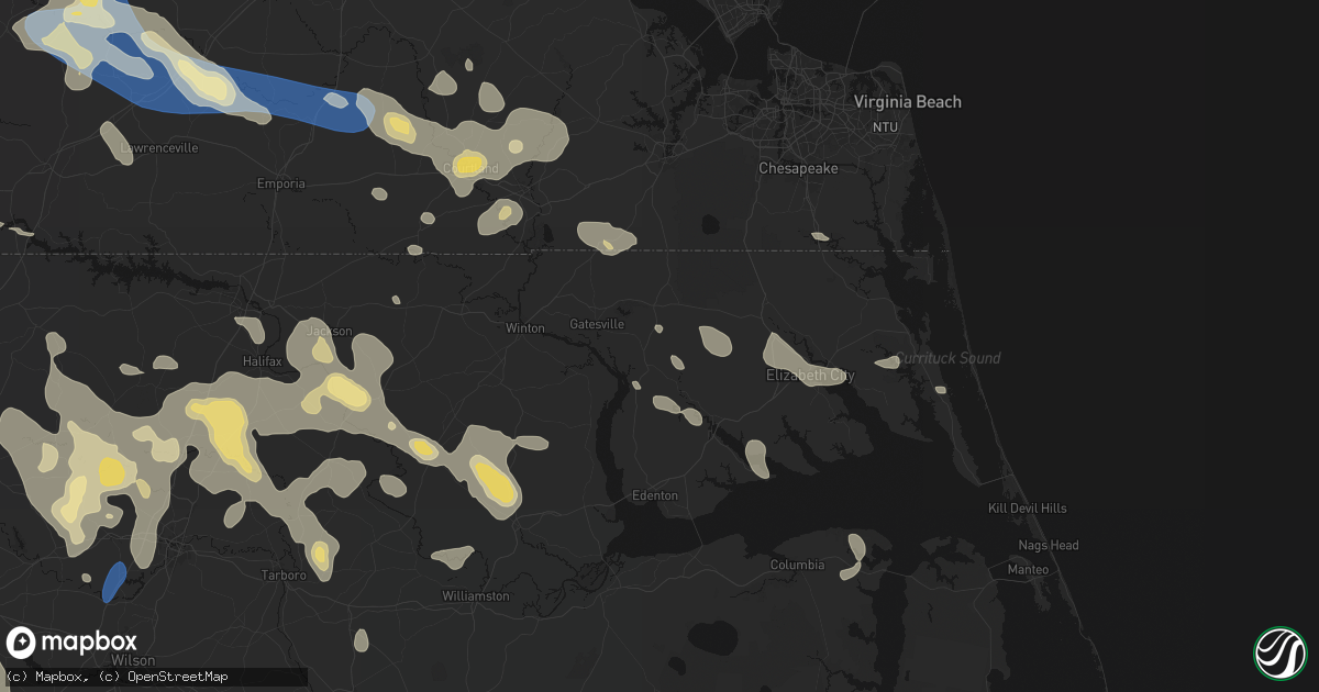 Hail map in Hobbsville, NC on September 4, 2026
