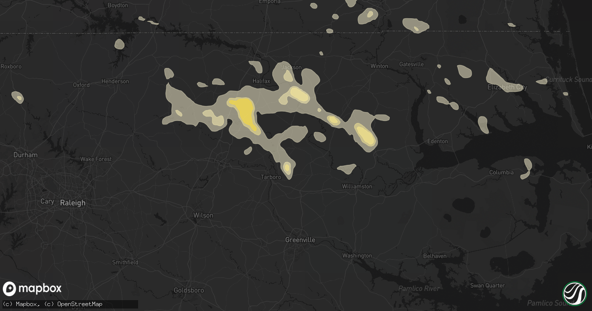 Hail map in Hobgood, NC on September 4, 2026
