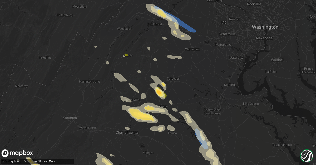 Hail map in Leon, VA on September 4, 2026