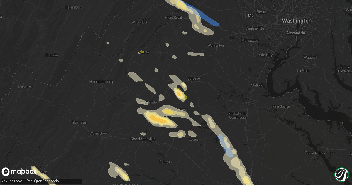 Hail map in Oakpark, VA on September 4, 2026