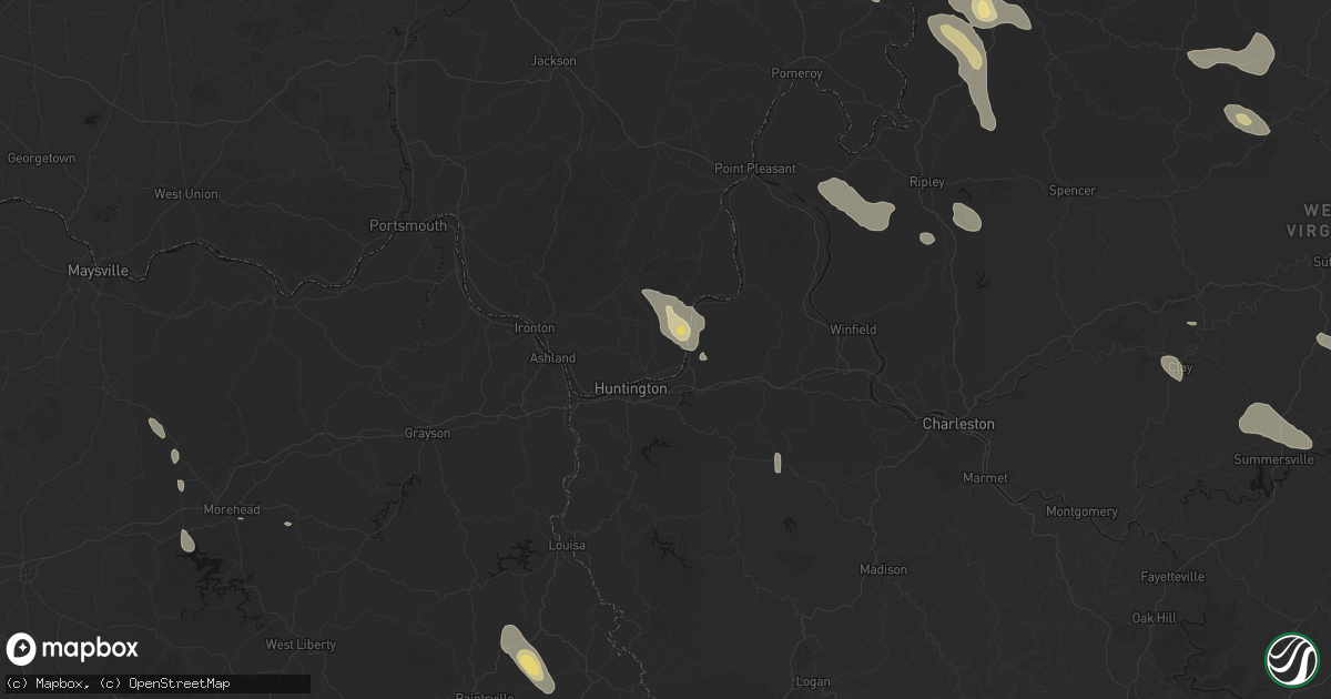Hail map in Proctorville, OH on September 4, 2026