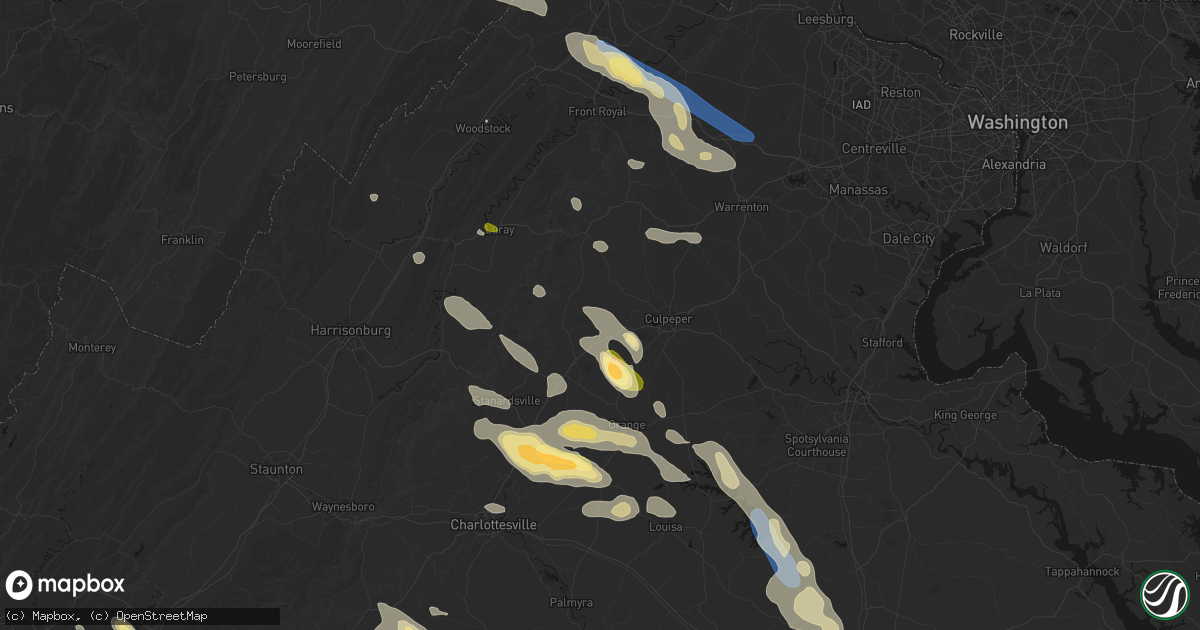 Hail map in Reva, VA on September 4, 2026