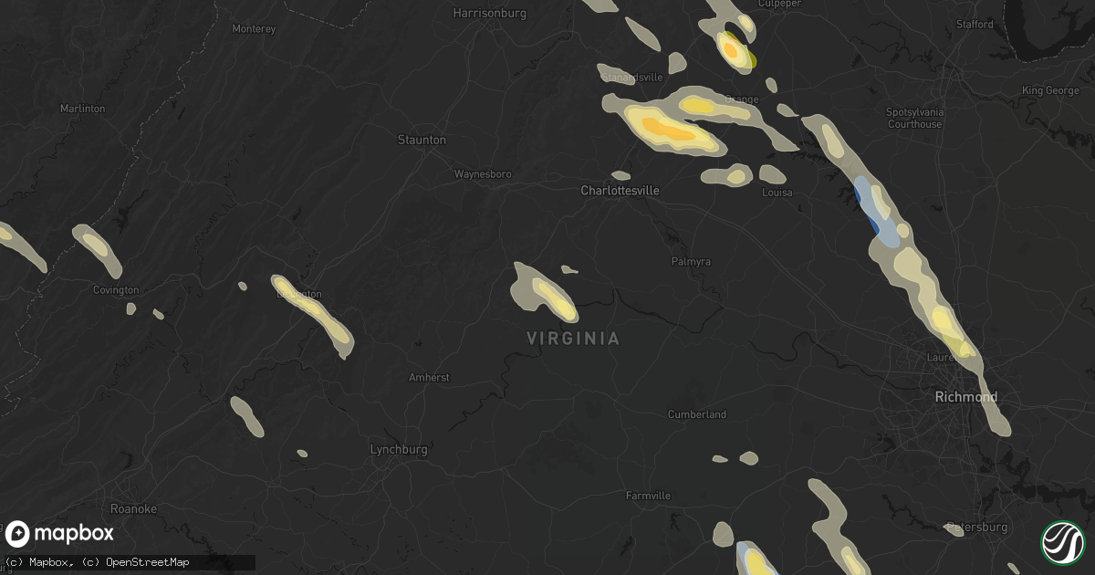Hail map in Schuyler, VA on September 4, 2026