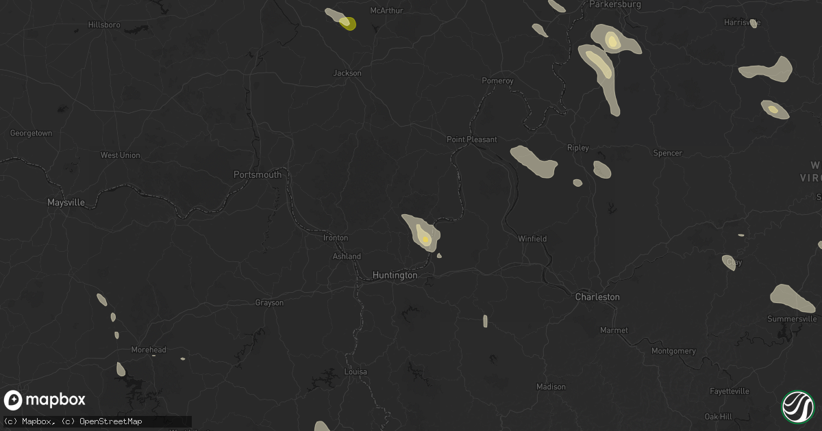 Hail map in Scottown, OH on September 4, 2026
