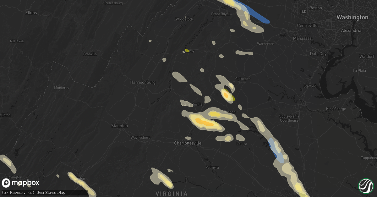 Hail map in Stanardsville, VA on September 4, 2026
