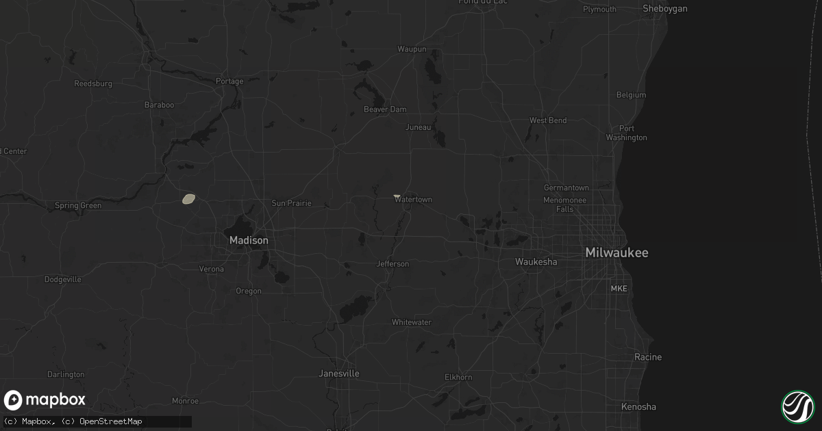 Hail map in Watertown, WI on September 4, 2026