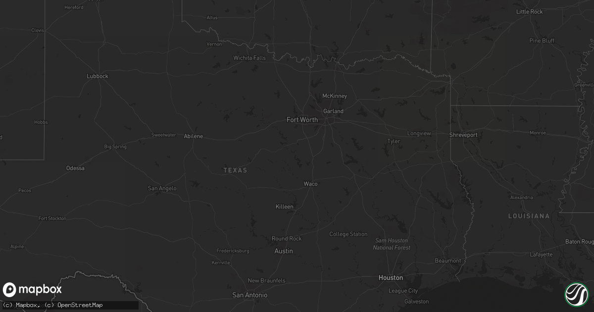 Hail map in Arizona on September 5, 2011