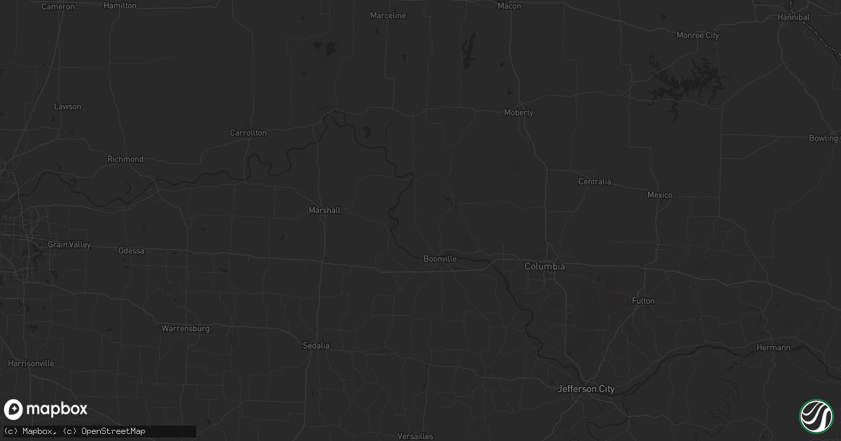 Hail map in Columbia, IL on September 5, 2012