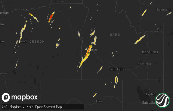 Hail map preview on 09-05-2013