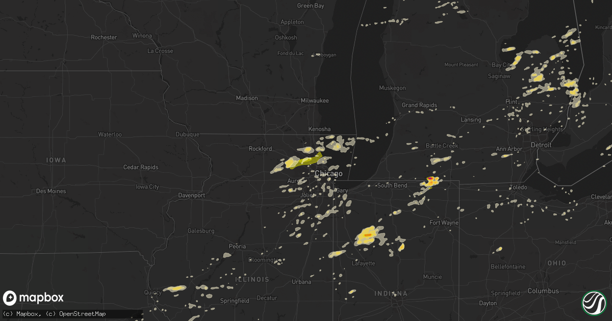 Hail map on September 5, 2014