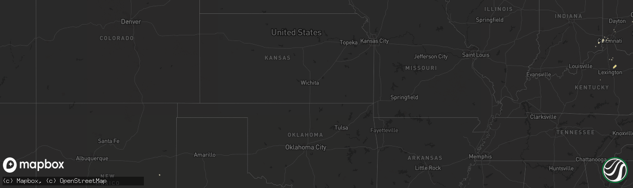 Hail map in Arizona on September 5, 2018